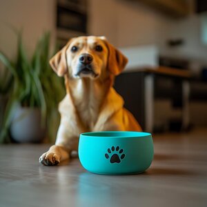 3D Printed Dog Bowl | Minimalist Pet Feeding Dish