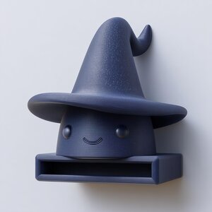 3D Printed Wizard Hat Wall Storage Nook