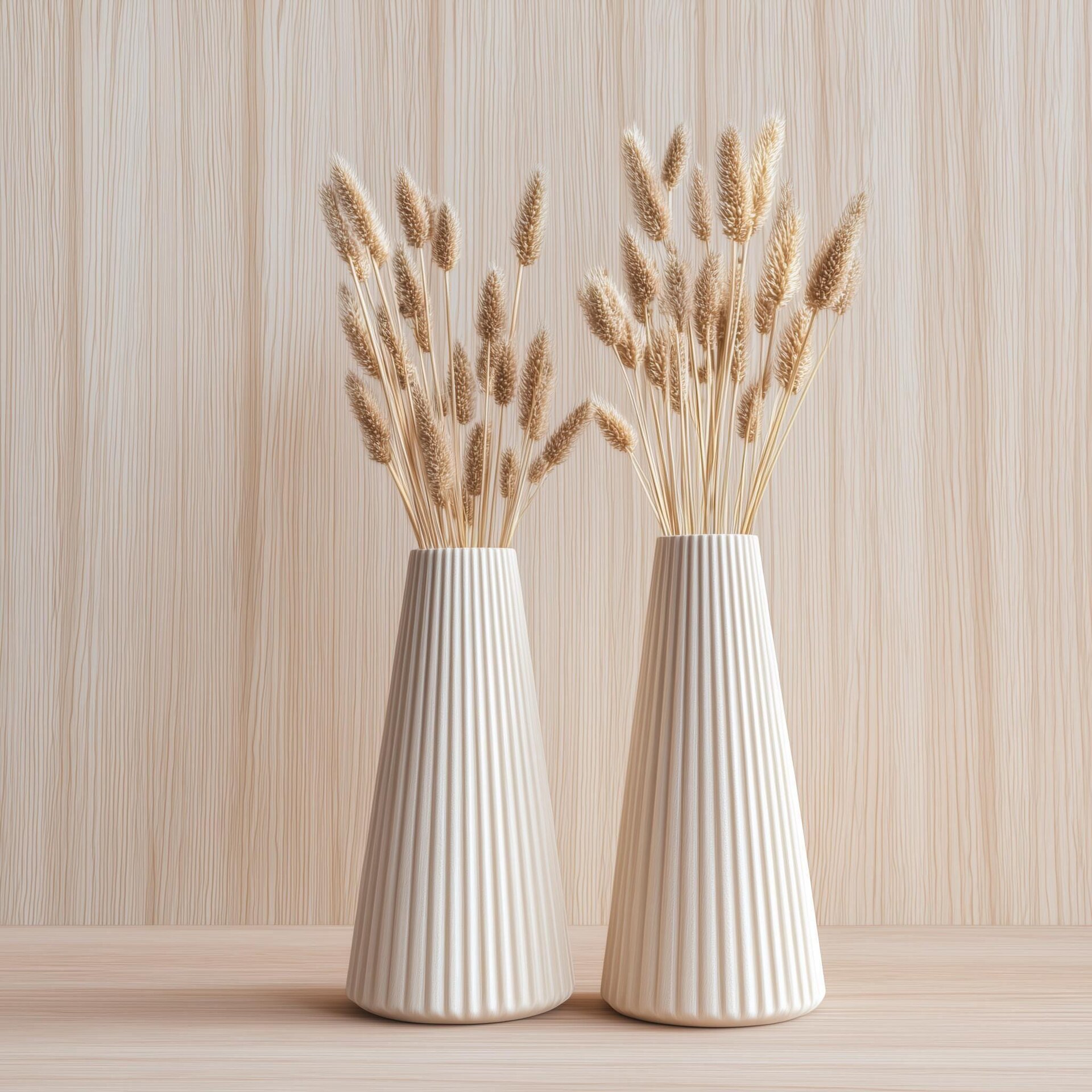 3D Printed Origami Vase Set of 2