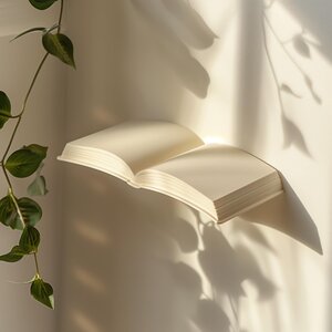 3D Printed Book-Inspired Wall Shelf