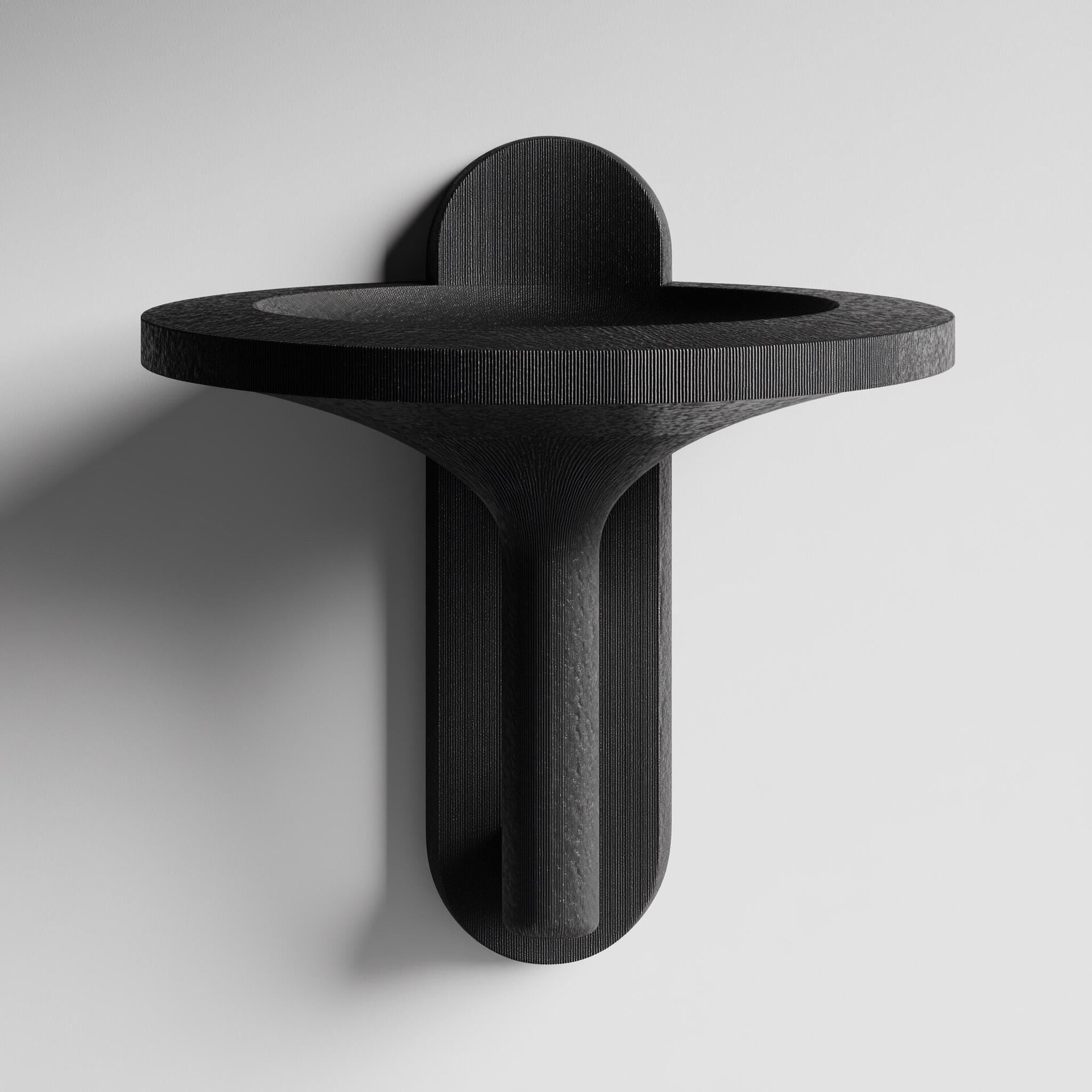 3D Printed Pedestal Bowl Wall Shelf