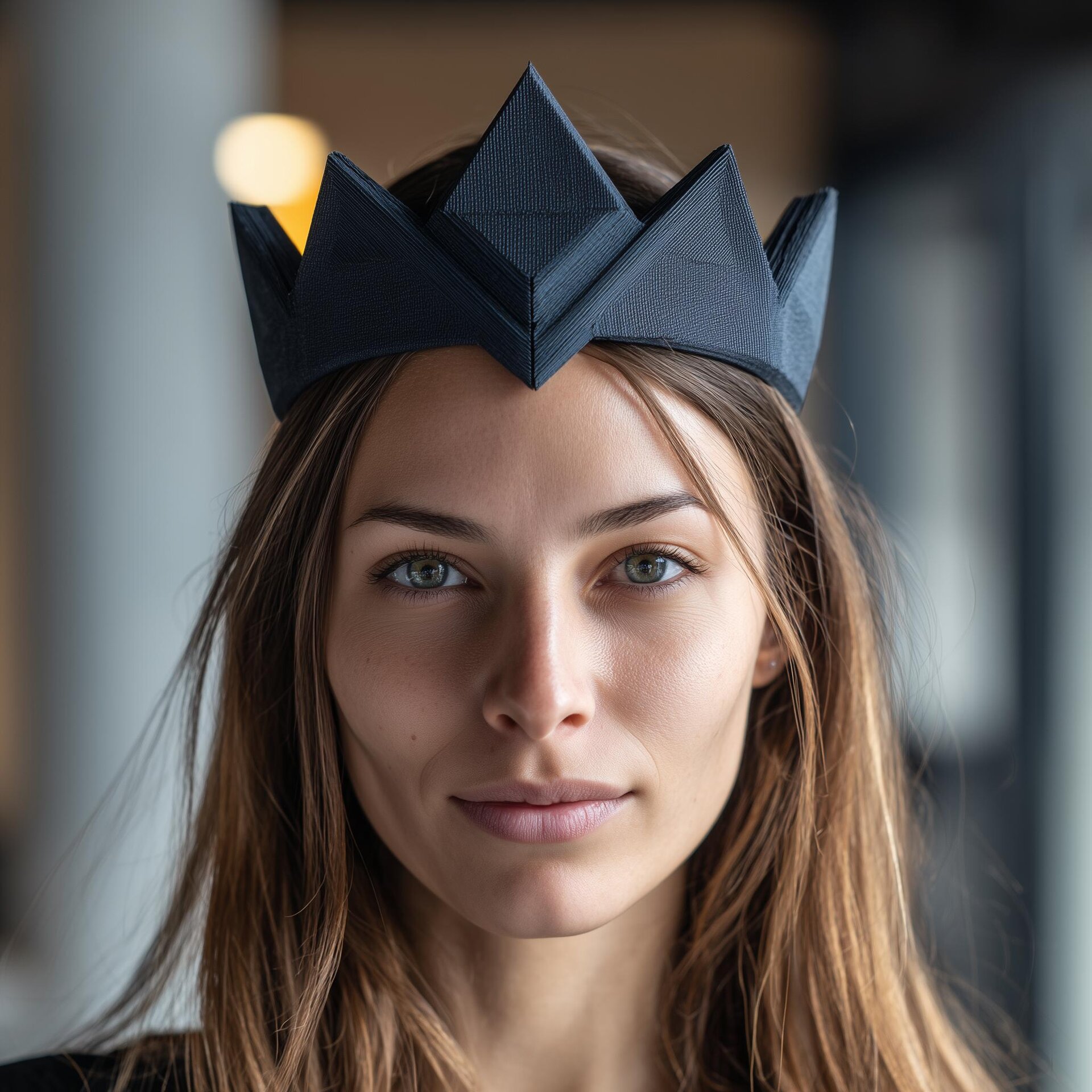 3D Printed Geometric Fantasy Crown Headpiece