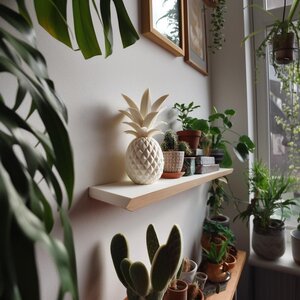 3D Printed Geometric Pineapple Memorial Urn