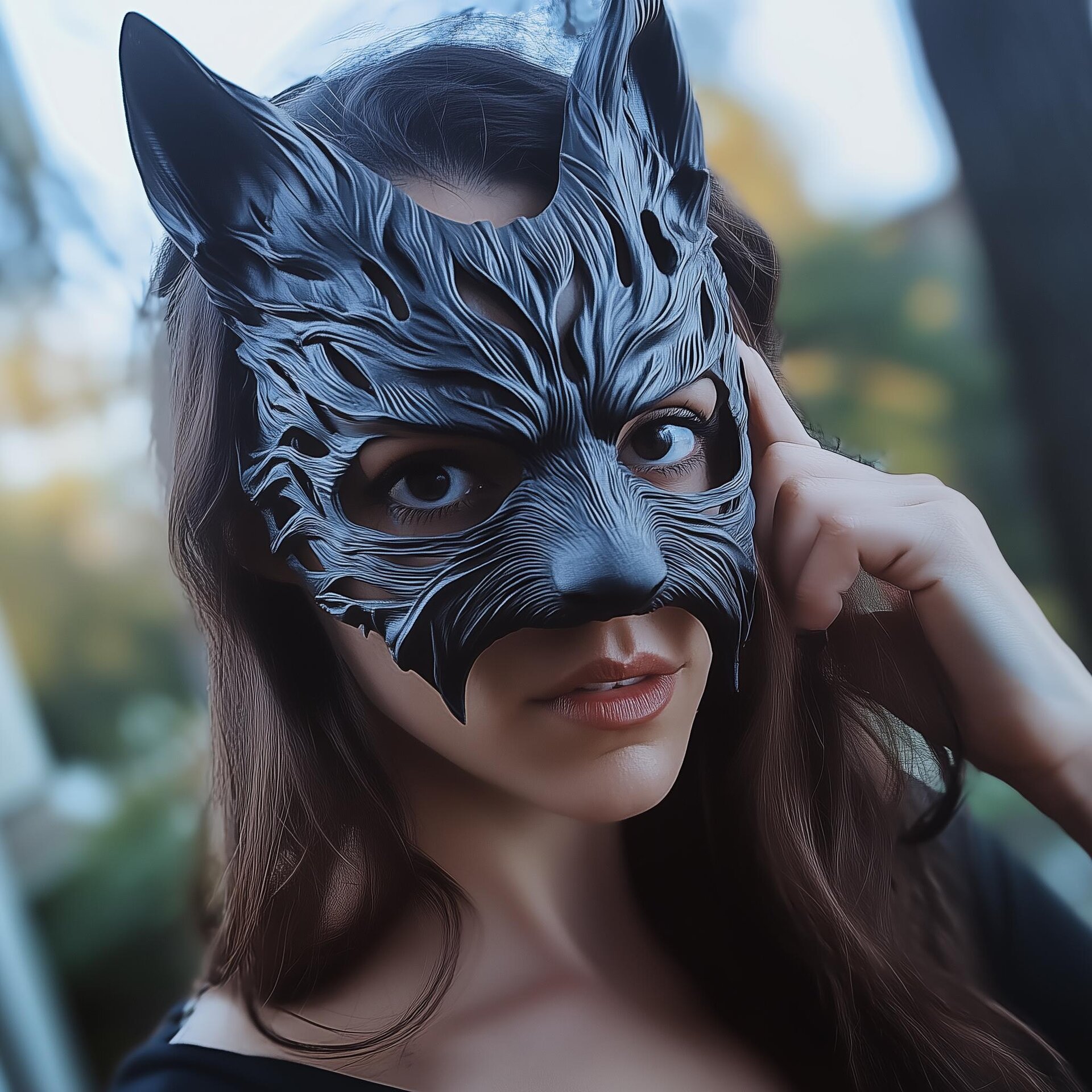 3D Printed Werewolf Mask | Gothic Masquerade Accessory