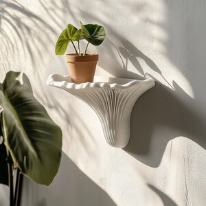 3D Printed Artist's Conk Wall Shelf
