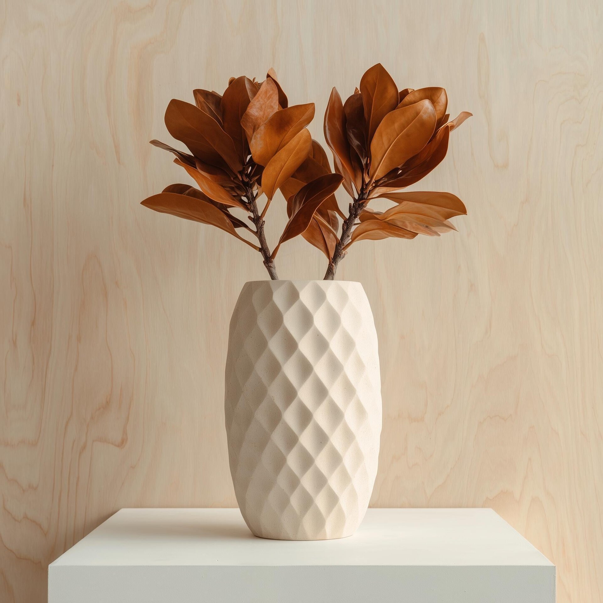 3D Printed Diamond Pattern Vase