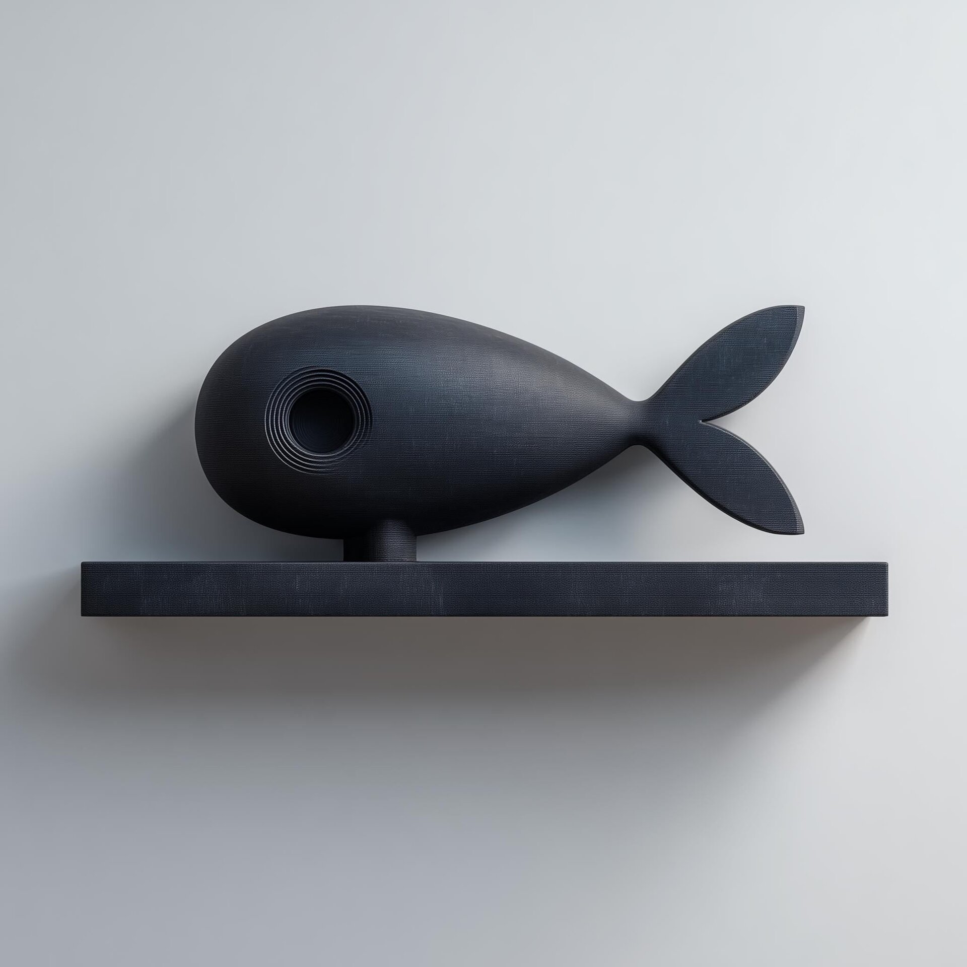 3D Printed Fish Wall Shelf