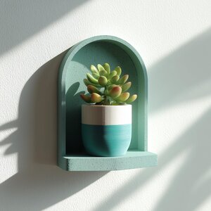 3D Printed Meditation Altar Wall Shelf